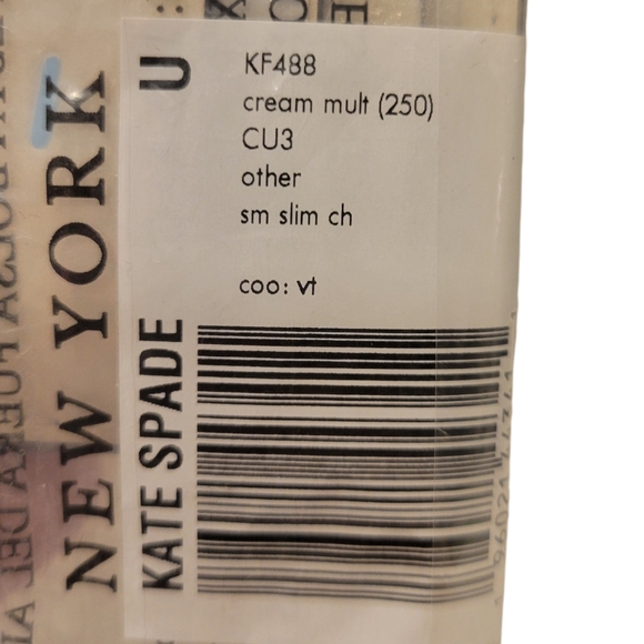 NWT | Kate Spade | Coffee Break Donut Small Slim Card Holder - Picture 5 of 6